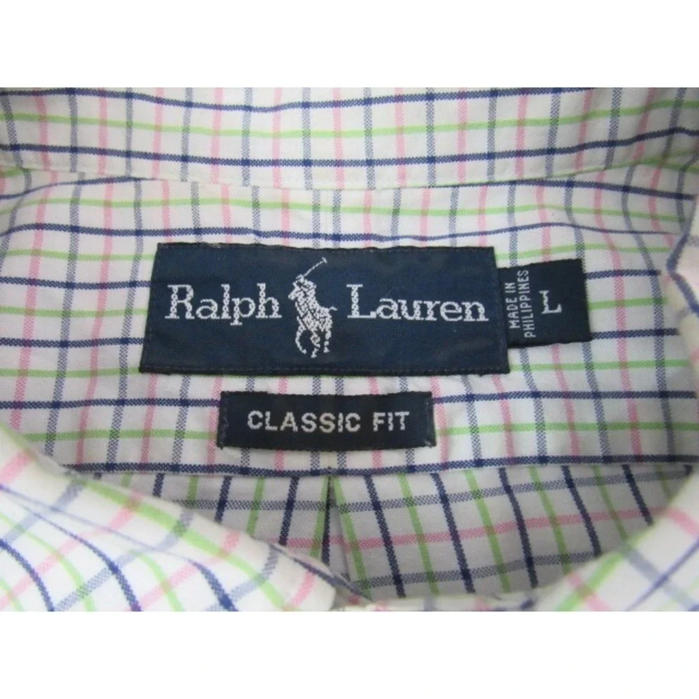 Ralph Lauren Polo Classic Oversized 100% Cotton‎ Multi-Color Short sleeve Sz XL